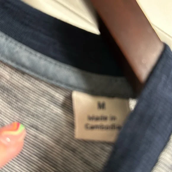 PENGUIN - Blue Tee in Vintage Indigo M Medium NEW NWT - Picture 4 of 7